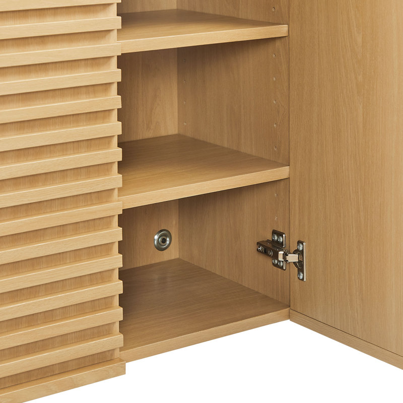 Render Bathroom Cabinet Set, Oak