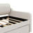 Twin Size Padded Daybed With Handy Trundle And USB Charging Ports-1189807896