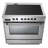 Verona Ultima Series 36 Inch Induction Range with 5 Induction Elements-101049613