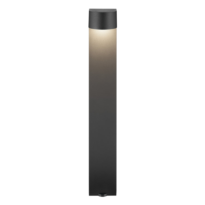 Luminaire de chemin supérieur évasé Kichler 12 Volt 2700K à finition noire texturée 23,6 po