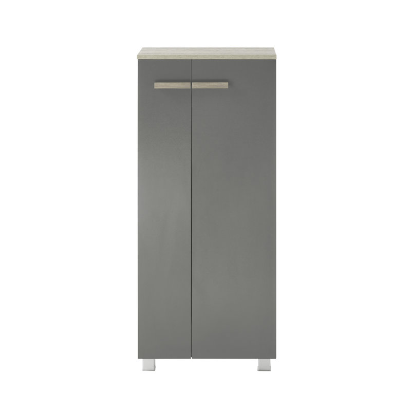 Georgeen Linen Cabinet, Grey