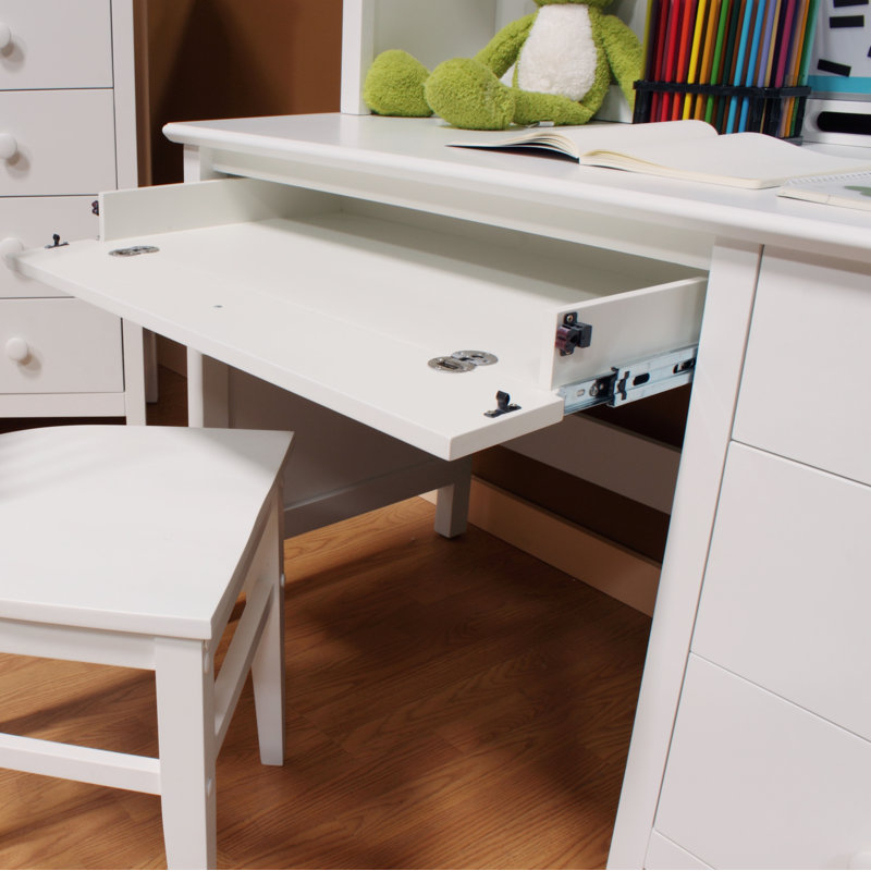 Bureau d'ordinateur avec huche pour enfants Edick