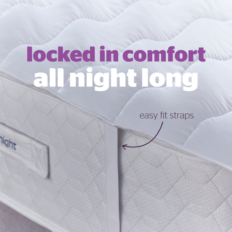 Silentnight Deep Sleep Luxury Wavy Stitch Topper, Kingsize (5')