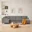 Canapé modulaire moderne, canapé-lit 6 places-1241744301