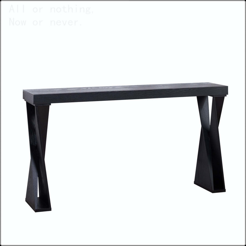 Modern Console Table with Crossed Legs