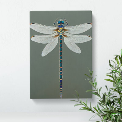 Breathtaking Dragonfly - Wrapped Canvas
