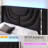 Sturminster Velvet Wingback Upholstered LED Light 2 Drawer Storage Bed-1877972655-1878212720