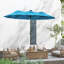 Large Patio Umbrella For 6-8 Person Rectangular/Oval Table, 12 Ribs Rustproof Steel Frame, Uv Protected Waterproof, Easy Crank Lift-942247957-942247959