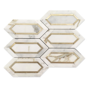 Carrelage mural Calacatta Gold Hexagon