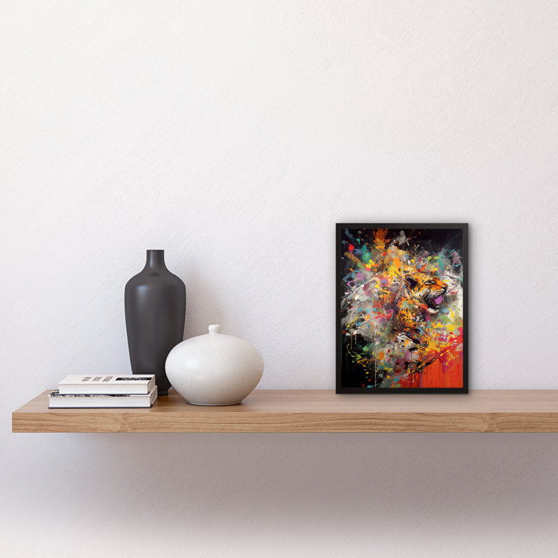 Arpin Unleash The Beast Action With Tiger - Single Picture Frame Print