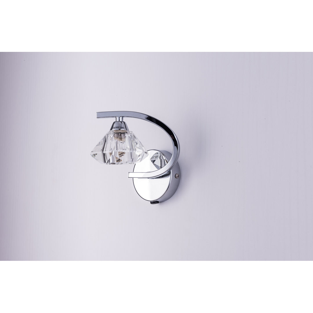 Johana Chrome Armed Sconce