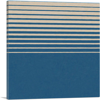 Reproduction d'art graphique sur toile Mid-Century