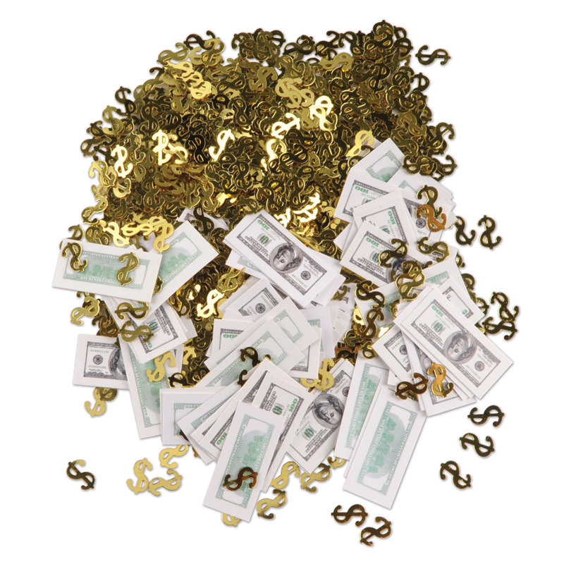Big Bucks Print - Fetti - paquet de 12