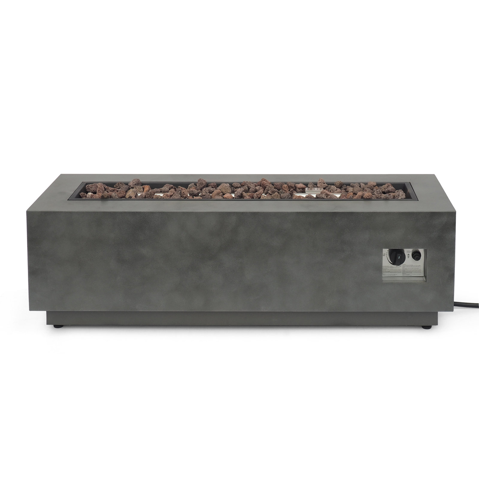 Jair Outdoor Fire Pit, Concrete