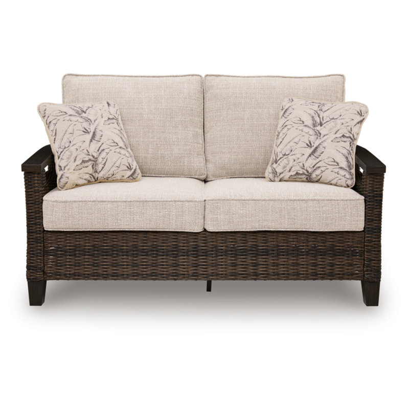 Drakes Beach Outdoor Loveseat With Cushion