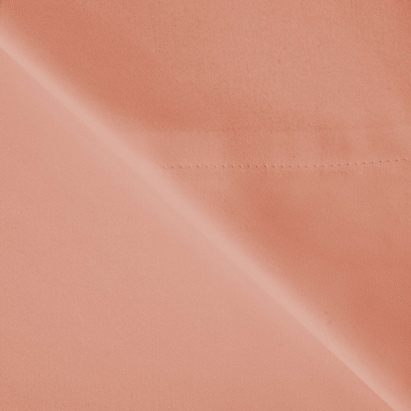 4-Piece Bed Sheet Set | Burnt Coral | Cotton Rich Bed Sheet Set | Queen Size | Anti-Microbial, Burnt Coral