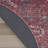 Machine Washable Oriental Red Area Rug-112557375
