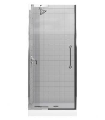 Pinstripe 32.75" x 72.25" Pivot Shower Door