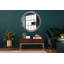Huldar Glass Flat Wall Mirror