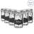 Argon Tableware - Glass Storage Jars with Labels - 70ml Seal-45957956