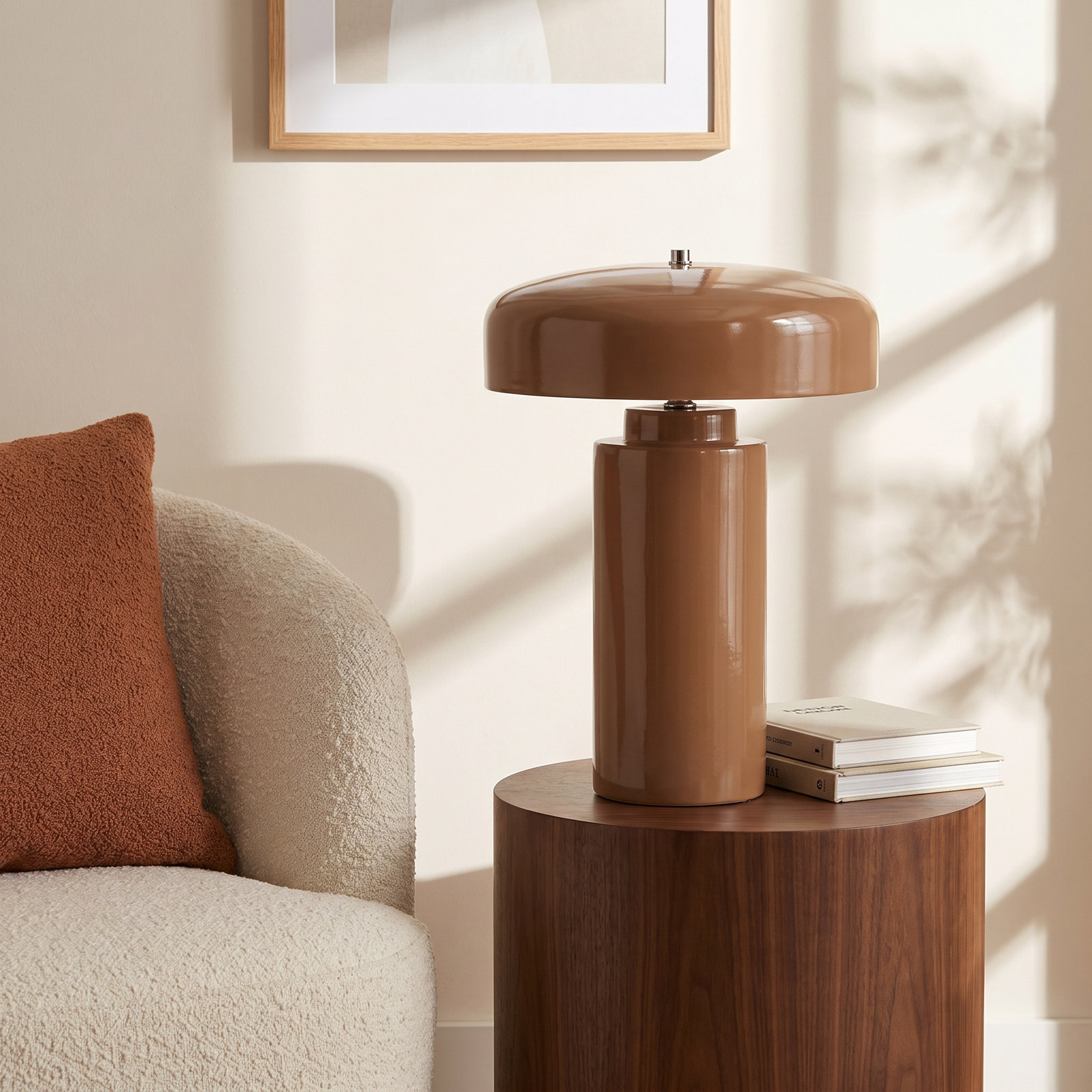 Hardacre Ceramic Table Lamp, Adobe