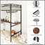 Structure de lit moderne avec tête de lit élégante pour un confort accru et une efficacité d'espace dans n'importe quelle chambre à coucher