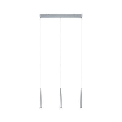 Eklund 3 - Light Aluminium Gebürstet LED Cone Pendant