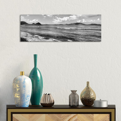 Shoreline North Side Coast And Jost Van Dyke, British Virgin Islands by Panoramic Images - Wrapped Canvas Panoramic Print