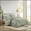 Ensemble de housse de couette en coton rayé pour lit double / grand 3 pièces-134086109-134086110