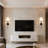 Cordless Rechargeable Wall Sconces with Remote Control, Adjustable Color Temperature, 5200mAh Battery, 24-72H Runtime for Bedroom Living Room Hallway-1483212666