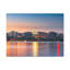 Toile Madison Night Skyline, paysage urbain époustouflant-2023004968
