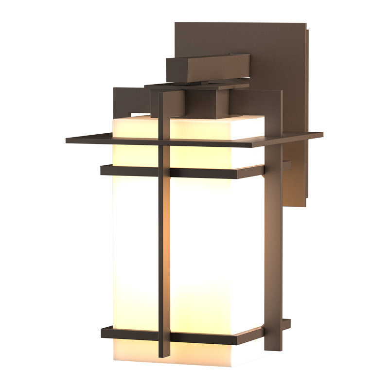 Applique murale d'extérieur Tourou H 11,4 po, Fer naturel, H 7,4 po x l 5,3 po x P 5,9 po