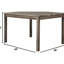 Table de salle à manger Transitional