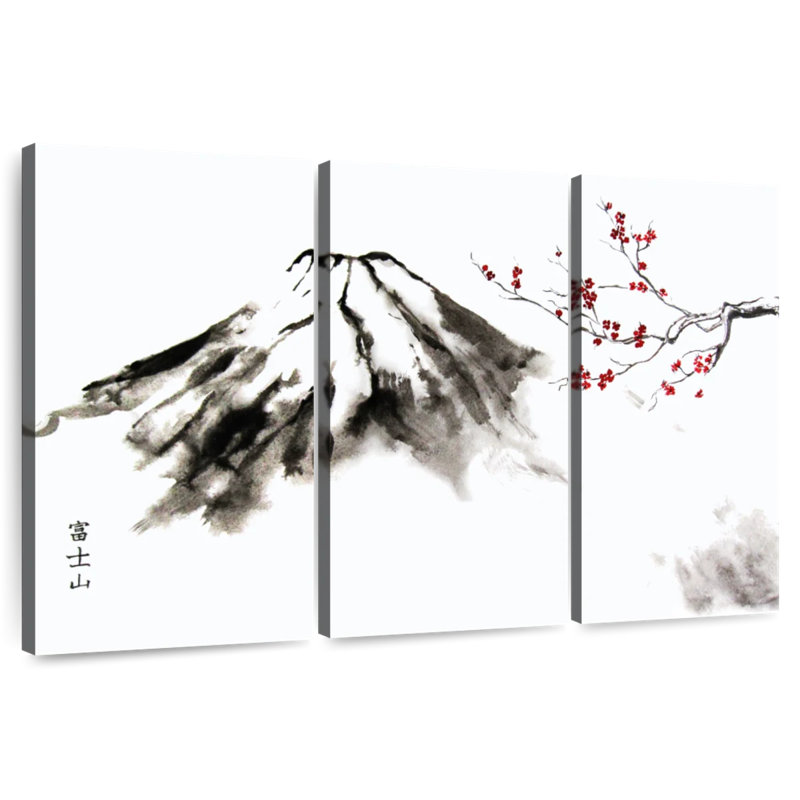 Alvord Asian Mountain, 32" H x 50" W
