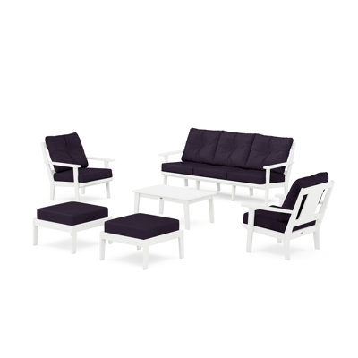 Prairie 6 Piece Sofa Seating Group with Cushions