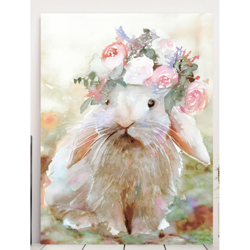 Bunny Sophie Gallery Wrapped Canvas Decorative Accent