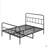 Queen Bed Frame With Headboard And Footboard, Metal Platform Bed Frame, All Metal Slats Support, Under Bed Storage, No Box Spring Needed, Easy Assembly