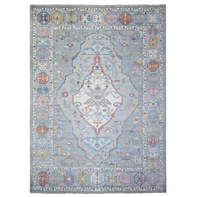 Tapis unique gris 10 pi 1 po x 13 pi 9 po Zelan
