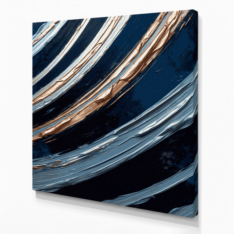Art mural sur toile gris, 16" H x 16" W