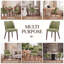 46.40cm H Fabric Upholstered Upholstered Back Side Chair in Camel-132718847