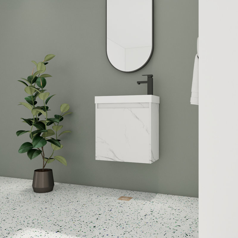 Meuble-lavabo simple avec plateau 20,17 po Juretta