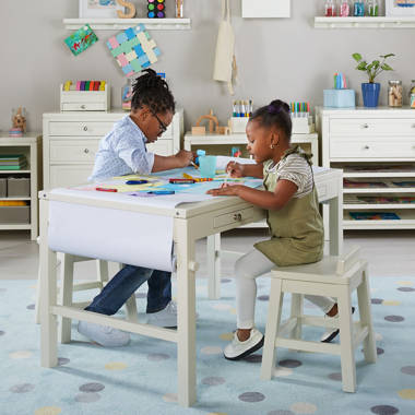 Melissa & Doug Deluxe Wooden Multi-Activity Play Table for Playroom - Kids  Activity Table With Storage, Furniture, Train Table, H: 57.5 x W: 25 x D