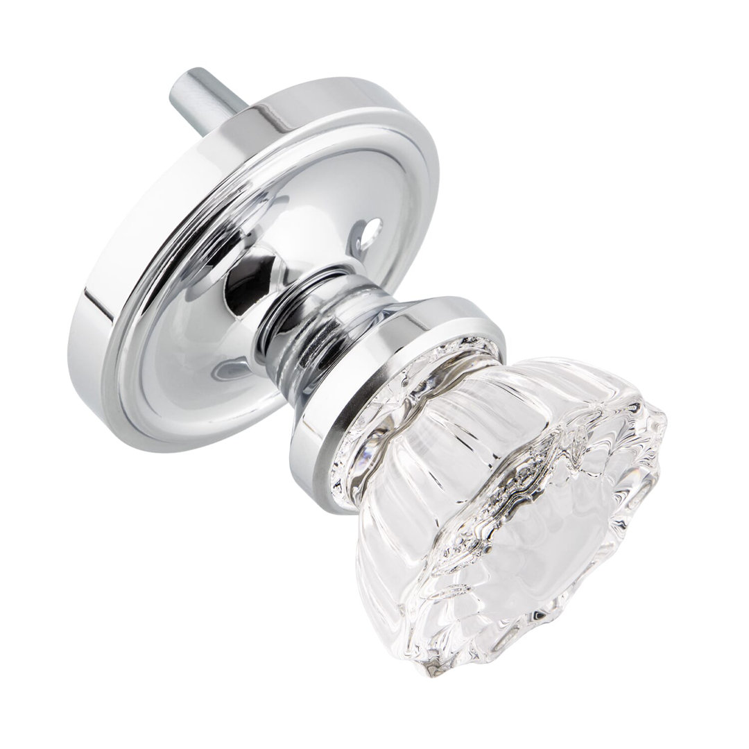 Classic Rosette with Crystal Door Knob Nostalgic Warehouse 