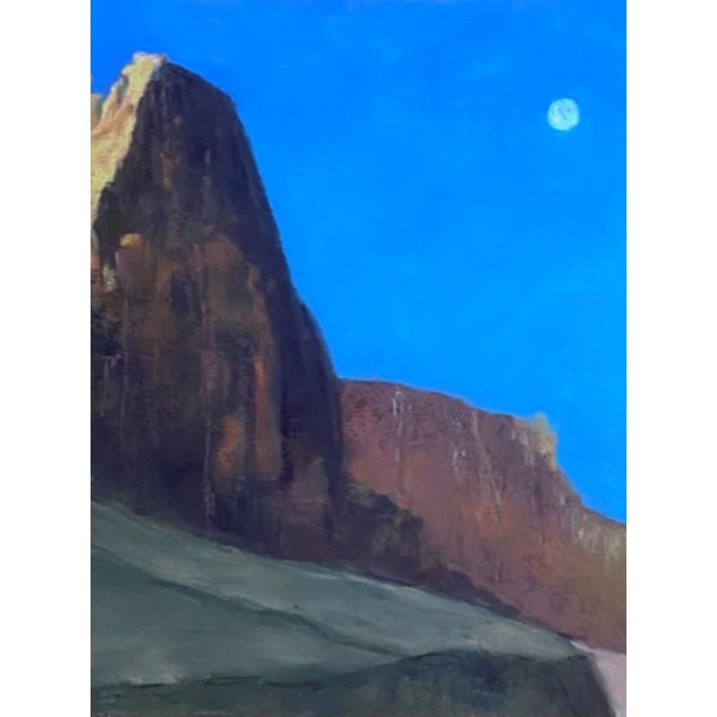 Desert Moon Print by Dina Gardner, 21.25" H x 17.25" W x 0.875" D