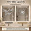Miroir de salle de bain 32 po x 24 po avec cadre noir rétroéclairé et rétro-éclairé