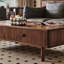 Table de bout en noyer noir