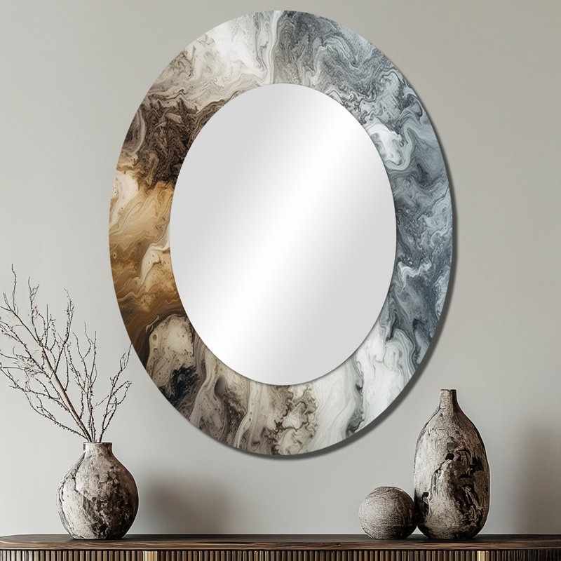 Manzer - Abstract Metal Mirror, 40" x 30"
