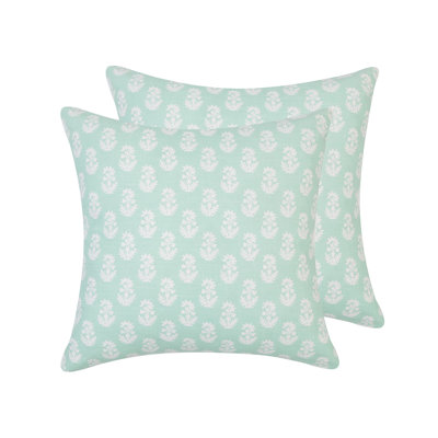 Square 100% Cotton Pillow Cover & Insert