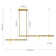 3 - Light Kitchen Island Linear Pendant