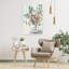 «Vibrant Blossoms In Clear Vase», art mural contemporain abstrait-548478878